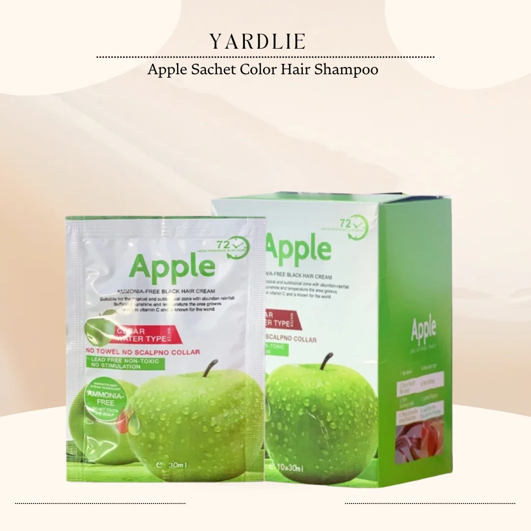 APPLE BLACK (CHINA) HAIR COLOUR 10PIEC BOX